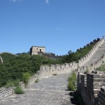 Chinesische Mauer mit Wachturm