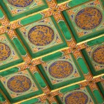 Deckenbemalung im Tempel