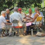 Karteln im Park