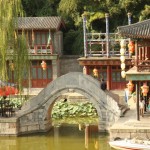 Bogenbrücke in Klein-Suzhou