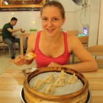 Rina mit Dumplings