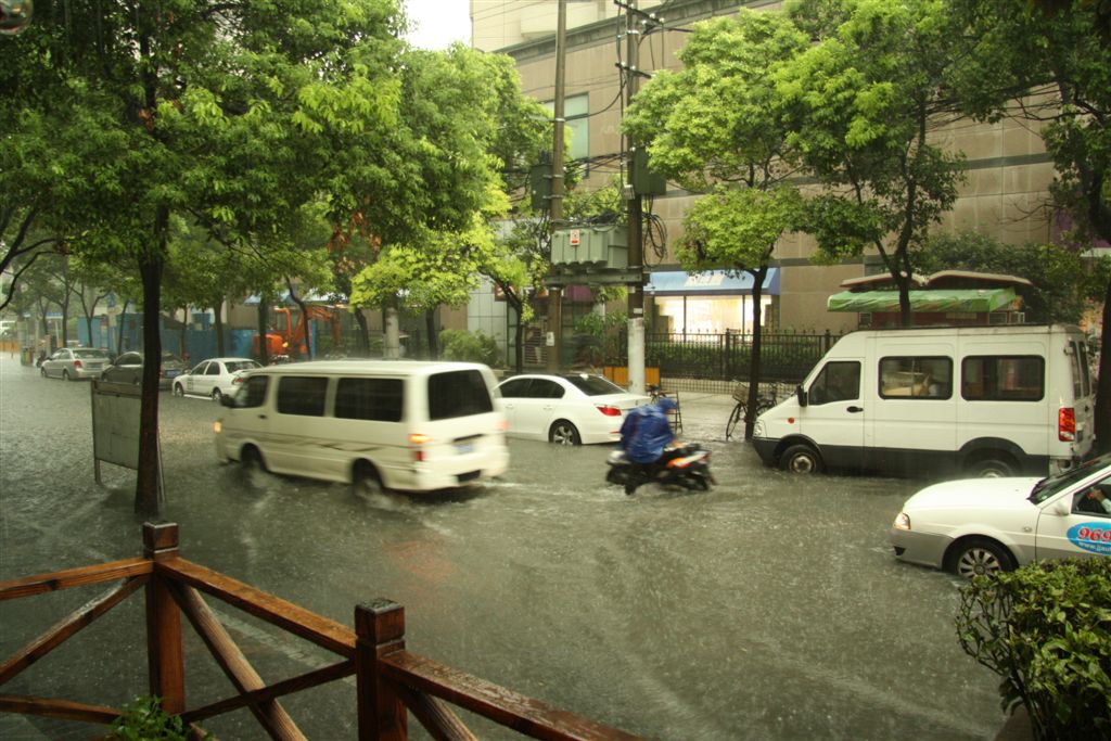 Land unter in Shanghai