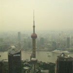 Oriental Pearl Tower von oben