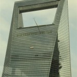 Fensterputzer am Finacial Tower
