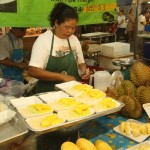 frische Mango mit sticky rice und Kokusmilch