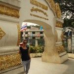 Rina in der nörlichsten Stadt Thailands