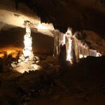 Fußmarsch durch Kong Lor Höhle