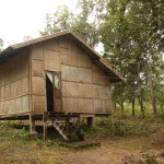 unsere Bambus-Hütte