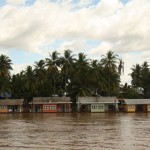 schwimmende Bungalows