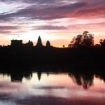 Angkor Wat beim Sonnenaufgang