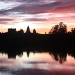 Angkor Wat beim Sonnenaufgang