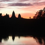 Angkor Wat beim Sonnenaufgang