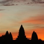 Angkor Wat beim Sonnenaufgang