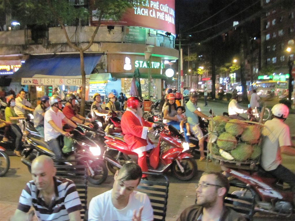 Nikolaus in Ho Chi Minh (Saigon)