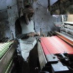 Saris in Produktion