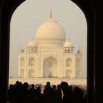 Taj Mahal - durch das Eingangstor